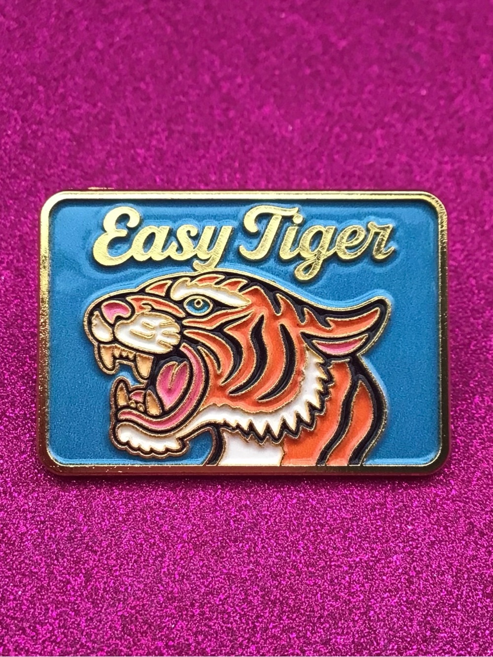 Easy Tiger Enamel Pin